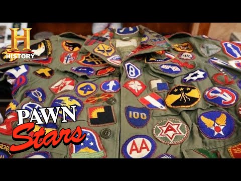 Pawn Stars: RARE WWII PATCHES SKYROCKET IN PRICE (Season 17) | History