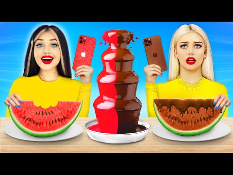 Expensive CHOCOLATE VS Cheap REAL Food | Rich Sweets vs Broke Sweets Challenge by RATATA BOOM