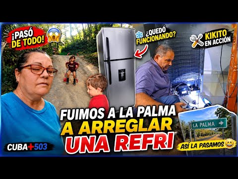 🚗❄️ ¡Nos fuimos hasta La Palma con Kikito a reparar una refrigeradora! 😱