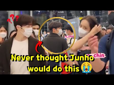 Lee Junho treats Yoona like this at the airport in Thailand?! They succeed to stir fans' emotion