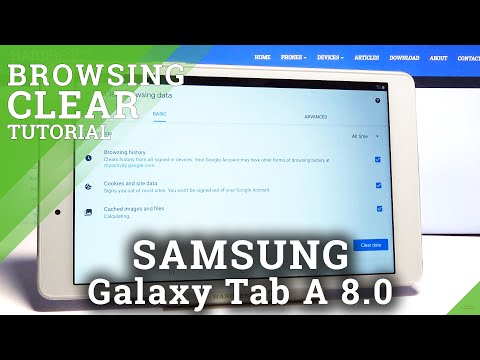 How to Clear Browsing Data in SAMSUNG Galaxy Tab A 8.0 – Reset Browsing History
