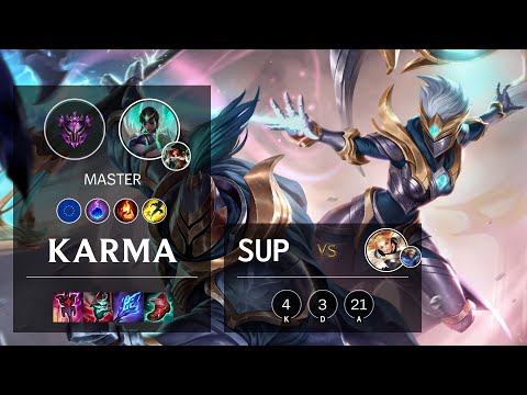 Karma Support vs Lux - EUW Master Patch 10.25b