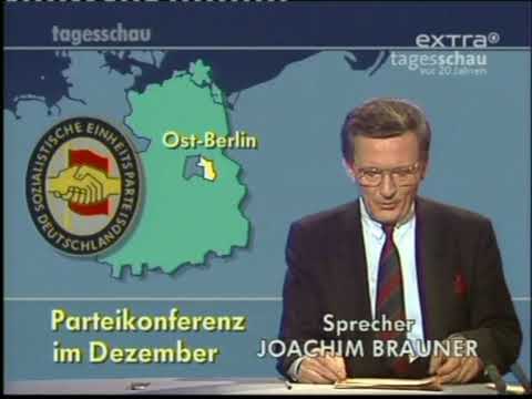 Tagesschau vom 9. November 1989