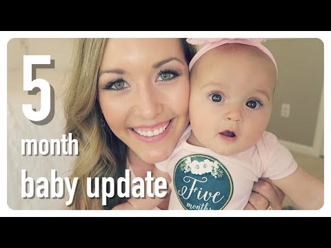 5 month baby p update | brianna k Video