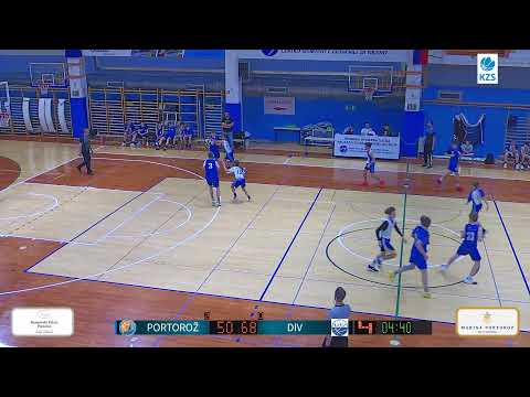 2. SKL - U16: KK Portorož - Žogica Seven Divača, ŠD Lucija, 1.12.2023