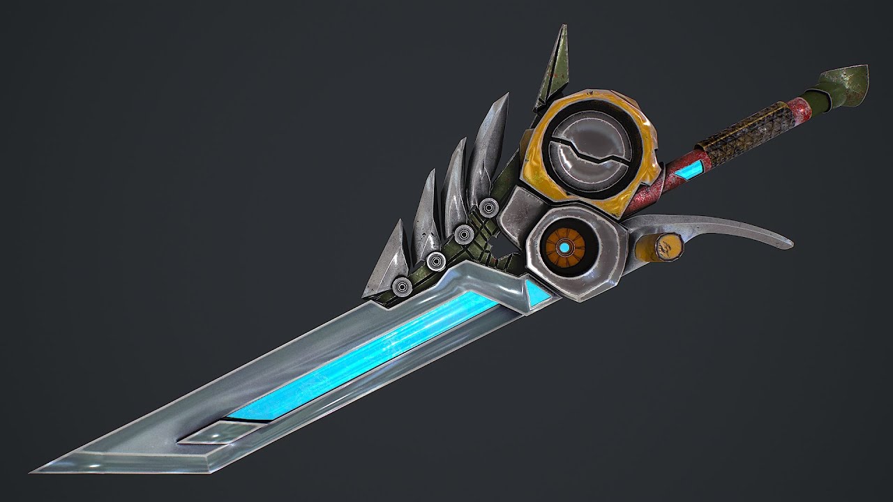 Fantasy Sword 8 3D Model