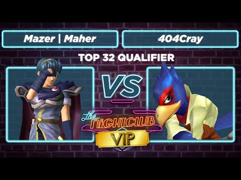 The Nightclub VIP 2: Mazer | Maher vs 404Cray - Top 32 Qualifier SSBM