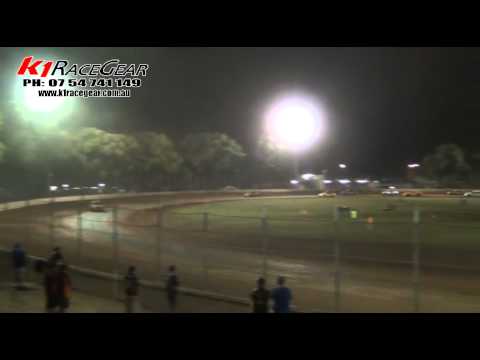 Modified Production - Heat 11 - South West Allstars Series (Round 05) - Kingaroy Speedway - 03.03.12