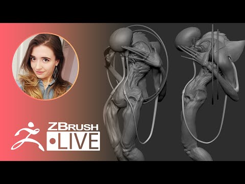 Concept a Creepy Slender Man Monster With Me - Ashley A. Adams "A_Cubed" - ZBrush 2020