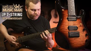 Video thumbnail for Ernie Ball Music Man JP 7 20th Anniversary Edition  |  Full Mix with Griffin Piazza by Eddie's Guitars