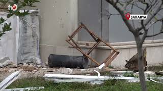 Sakarya’da Kız Yurdundaki Patlamanın Hasarı Görüntülendi