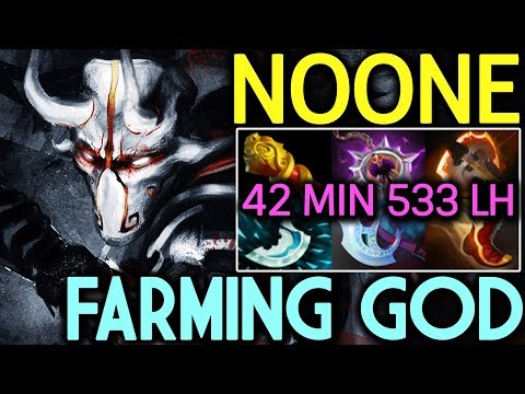 NOONE Dota 2 [Juggernaut] Farming God | 42 Min 533 LH