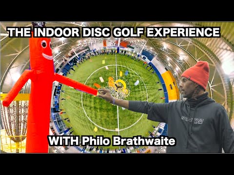 Indoor Disc Golf Experience | Philo Brathwaite | Commentary by TD Jeff Showers and Disc Golf Comedy
