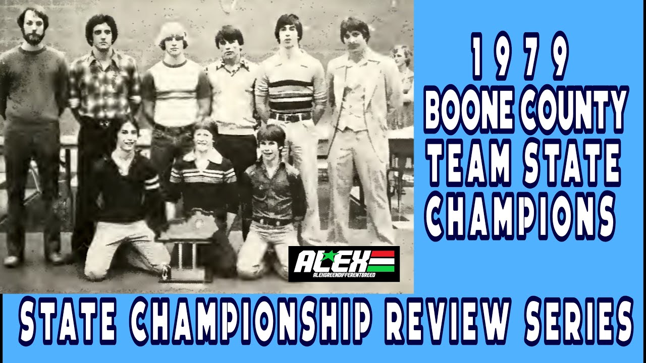 State Wrestling Championship review w/ the 1979 Boone Co. State Championship Team