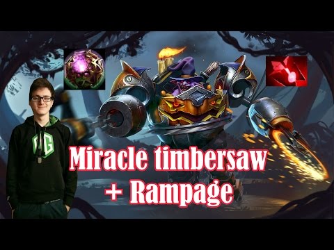 OG.Miracle - plays Timbersaw | Highlights + Rampage