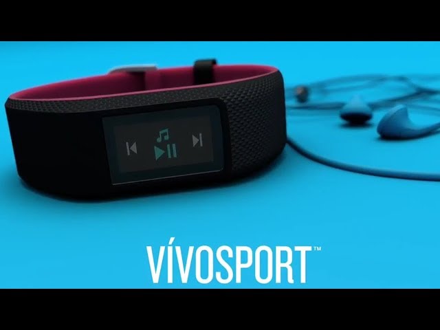 Video Teaser für Garmin vívosport™ - Smart-Fitness-Tracker mit Herzfrequenzmessung am Handgelenk und GPS
