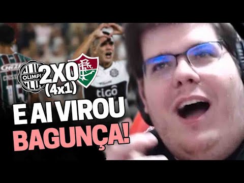 CASIMIRO REAGE: OLIMPIA 2 (4) X (1) 0 FLUMINENSE PELA LIBERTADORES 2022 | Cortes do Casimito