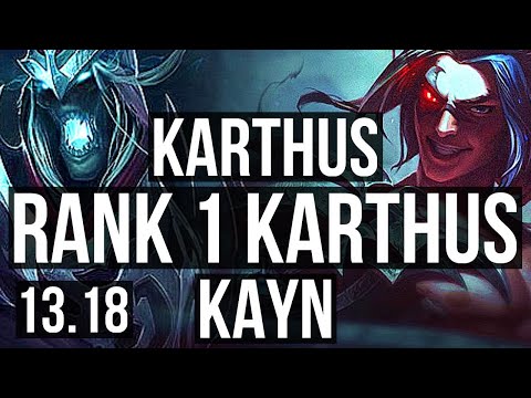 KARTHUS vs KAYN (JNG) | Rank 1 Karthus, 4/2/17 | TR Challenger | 13.18