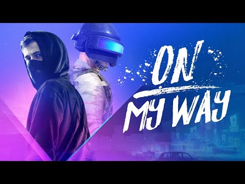 Alan Walker - On My Way (Lyrics) ft. Sabrina Carpenter &amp; Farruko [PUBG edition]