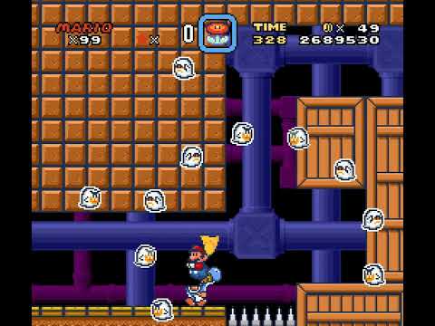 Super Mario World Enhanced - Sunken Ghost Ship