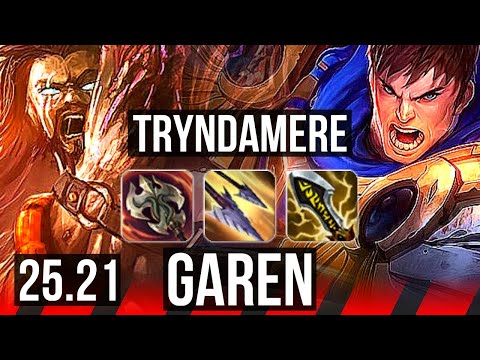 TRYNDAMERE vs GAREN (TOP) | 7/1/7, Dominating | EUW Diamond | 25.21
