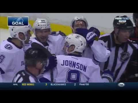 Game #858 Tampa Bay Lightning @ Anaheim Ducks 4-1 Highlights (18.02.2015)
