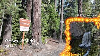 Video review of the warm spring falls trail with footage of its features and terrain.