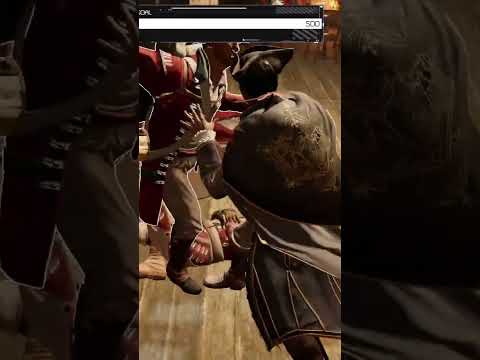 Throwing Guys Around into Tables #assassinscreed3 #ubisoft #shorts
