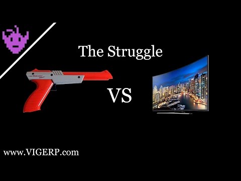 The reason why light guns won't work with newer TV's.