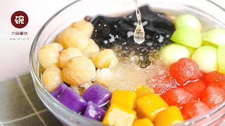 都知道冰粉，可你吃过冰饭吗？| 附带芋圆教程