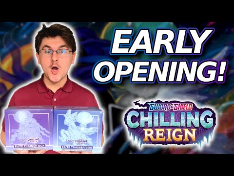 NEW CHILLING REIGN - Elite Trainer Box EARLY OPENING!!! | Pokémon TCG