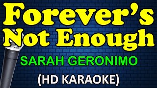 FOREVER&#39;S NOT ENOUGH - Sarah Geronimo (HD Karaoke)