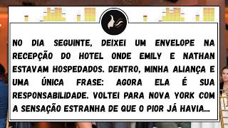 I discovered the betrayal and didn't confront them—I left an envelope and walked away.