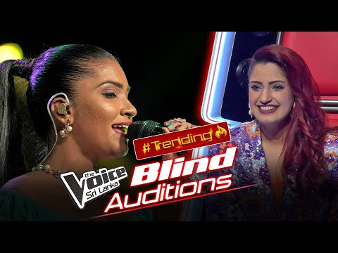 Anjalee De Silva | Kannodu Kanbathellam | Blind Auditions | The Voice Sri Lanka