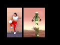 Green Alien Football Dance With Girl