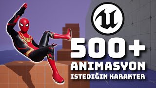 KARAKTERİNİZİ BEDAVA 500+ ANİMASYON İLE HAREKET ETTİRİN!