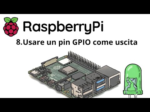 Usare i pin GPIO da shell su RaspberyPI - Video n.8