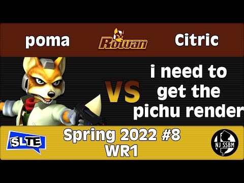 Rowan Spring 2022 #8: poma (Fox) Vs. Citric (Pichu) - WR1