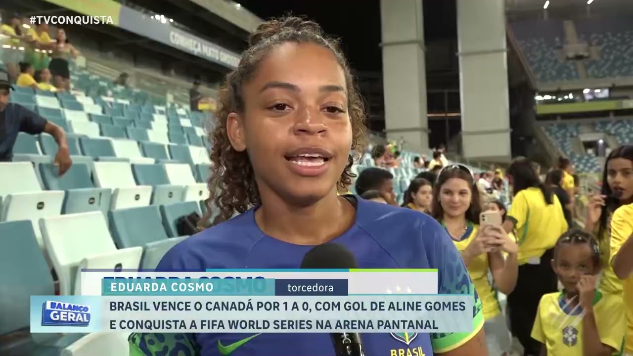 Brasil vence Canadá e conquista a FIFA World Series 2026 na Arena Pantanal