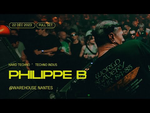 Philippe B at Warehouse, in Nantes, France for Nantes Rave Techno x Projet 44