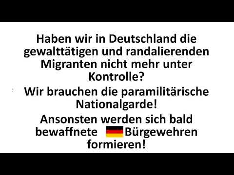 Gewalt Auseinandersetzung mit Migranten Einsatz Nationalgarde sofortige Abschiebung erforderlich