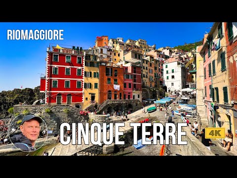 Cinque Terre | Riomaggiore  | Walking Tour | Italy | 🇮🇹 [4K]