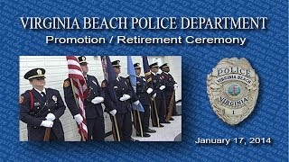 preview picture of video 'Virginia Beach Police Department - Promotion / Retirement Ceremony'