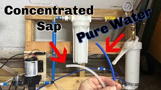 DIY Reverse Osmosis System For Maple Syrup