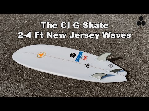 Review The CI Surfboards G Skate in 2-4 ft New Jersey Waves