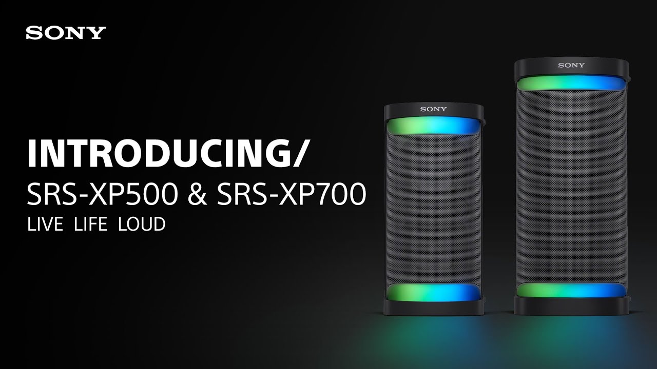 Giới thiệu loa Sony  SRS-XP700  & SRS-XP500