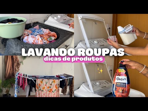 WASHING THIS WEEK'S CLOTHES | My favorite products, housewife tips