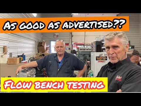 350 SBC Fast Burn Head Flow Tests How a flow bench works and HP Secrets with Bill Little