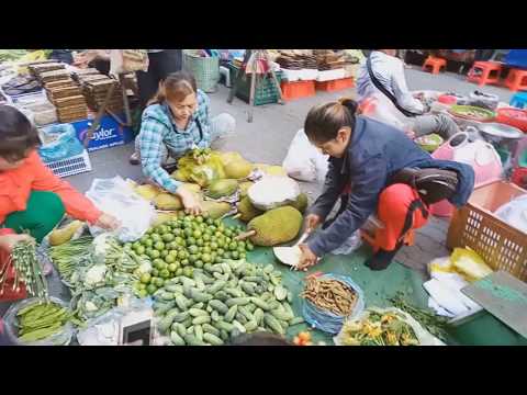 Cambodian Market - Fresh Food Compilation In Phnom Penh Market - Asian Foods