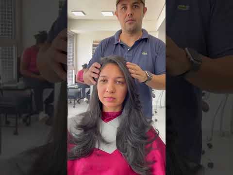 Layered/choppy haircut for long hair